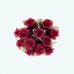 2.5" Diameter Poly Roses 12X12 | Burgundy